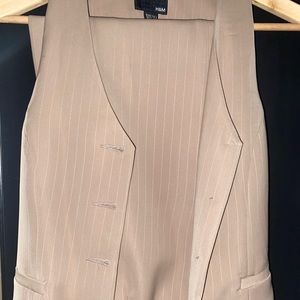 Pin stripe vest and dress pants